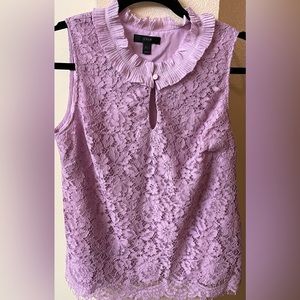 J Crew lace blouse